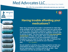 Tablet Screenshot of medadvocates.com